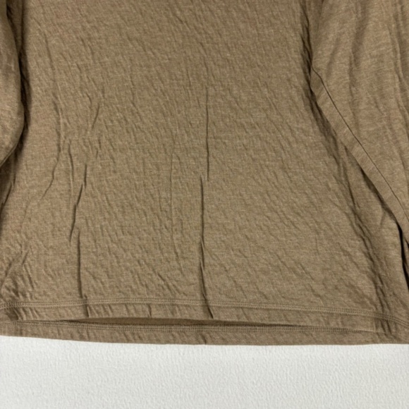 North Hudson Outfitters Men’s Brown Long Sleeve Shirt/Sweater Soft/Ruffled - Picture 4 of 10